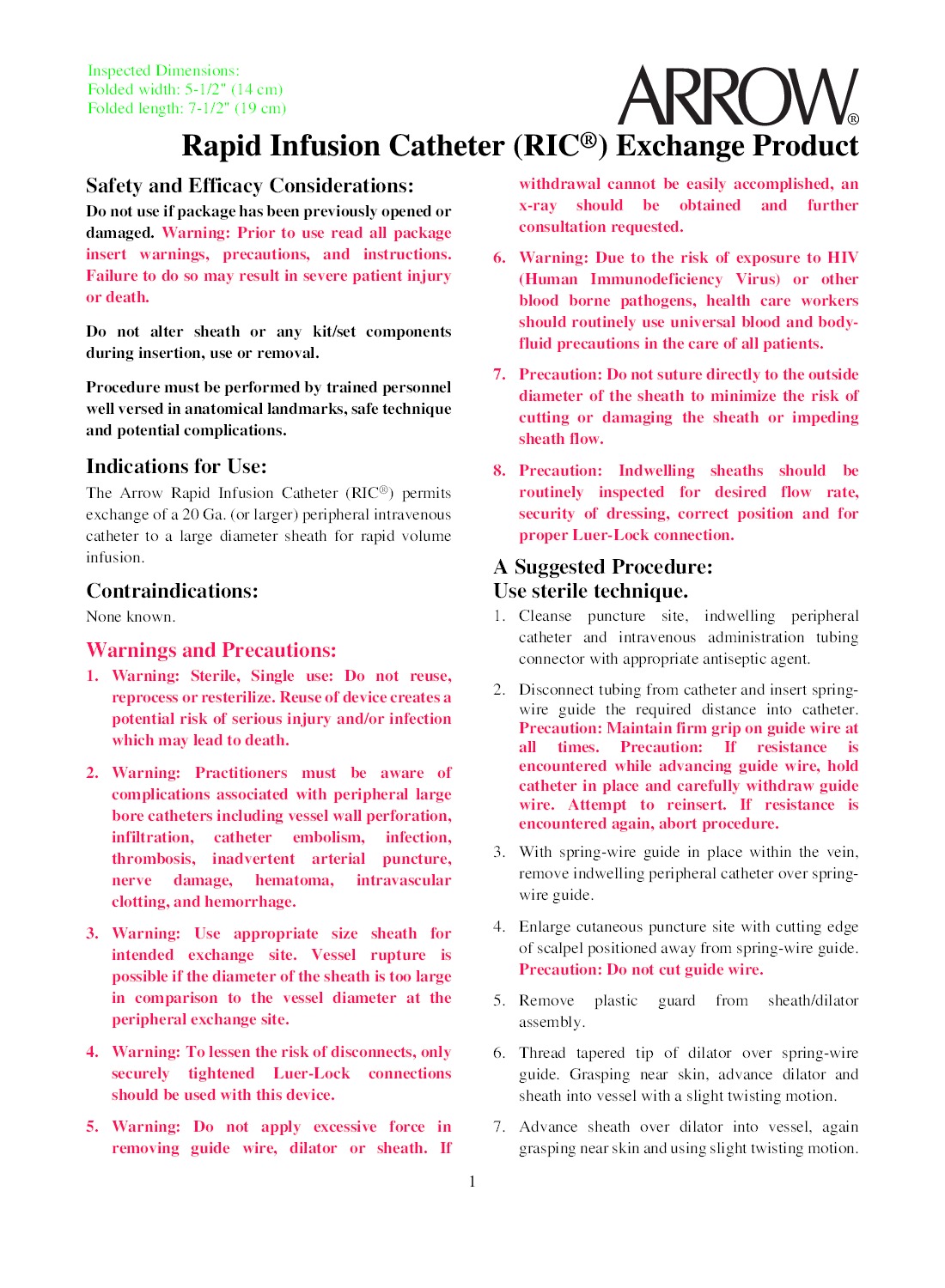 RC09700 Teleflex Incorporated Vascular Access Product Catalog