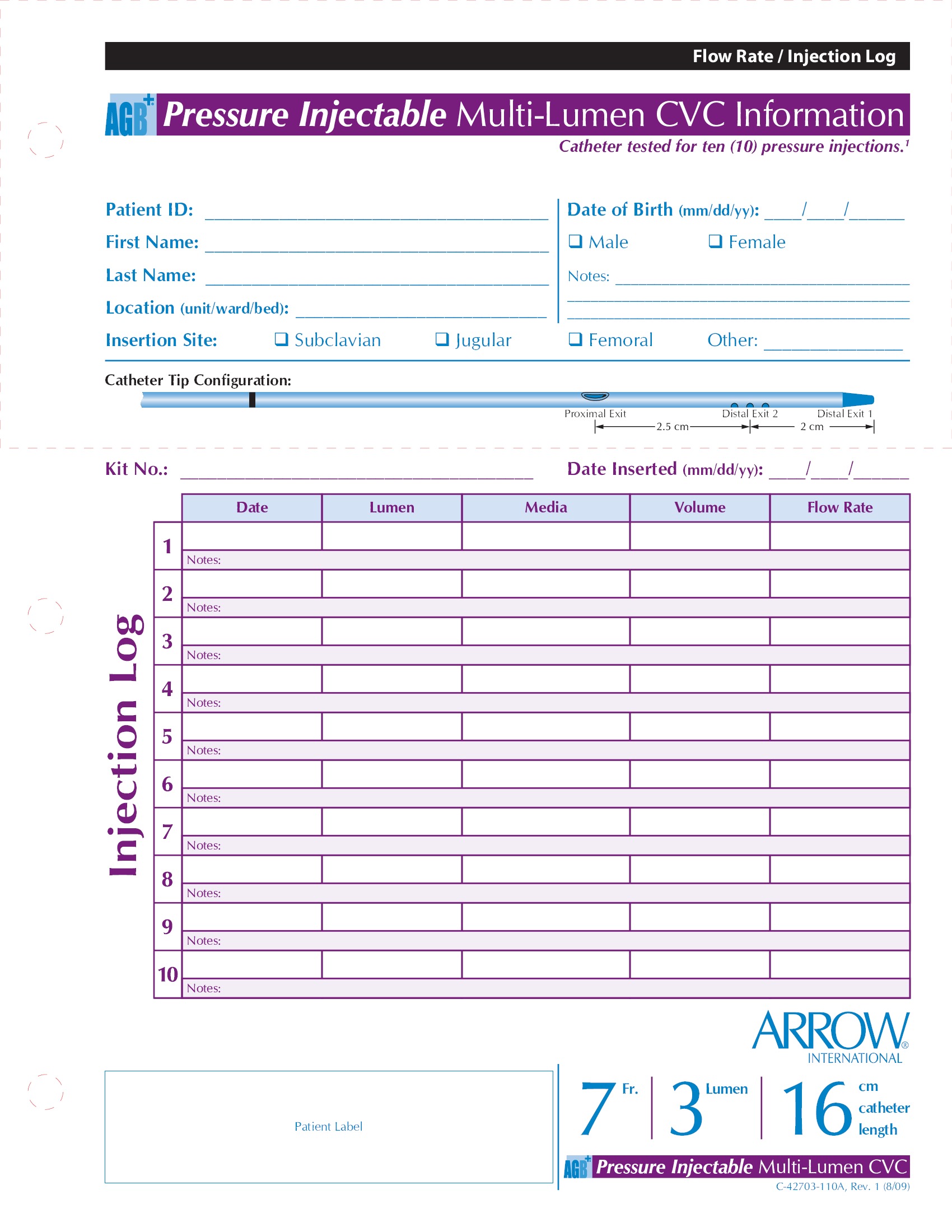 CDA-42703-XPCN1A - Teleflex Incorporated - Vascular Access Product Catalog