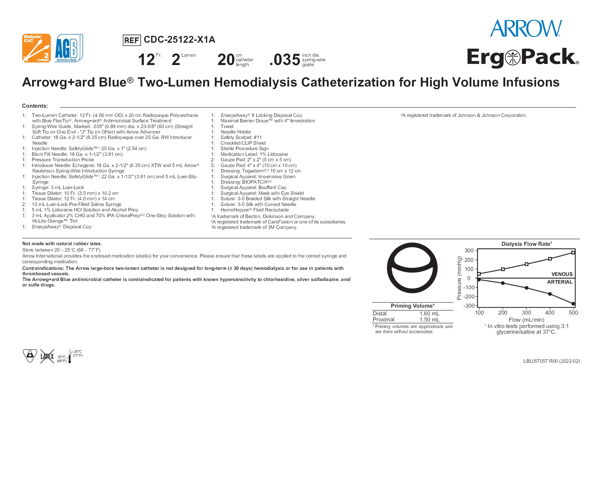 CDC-25122-X1A - Teleflex Incorporated - Vascular Access Product 